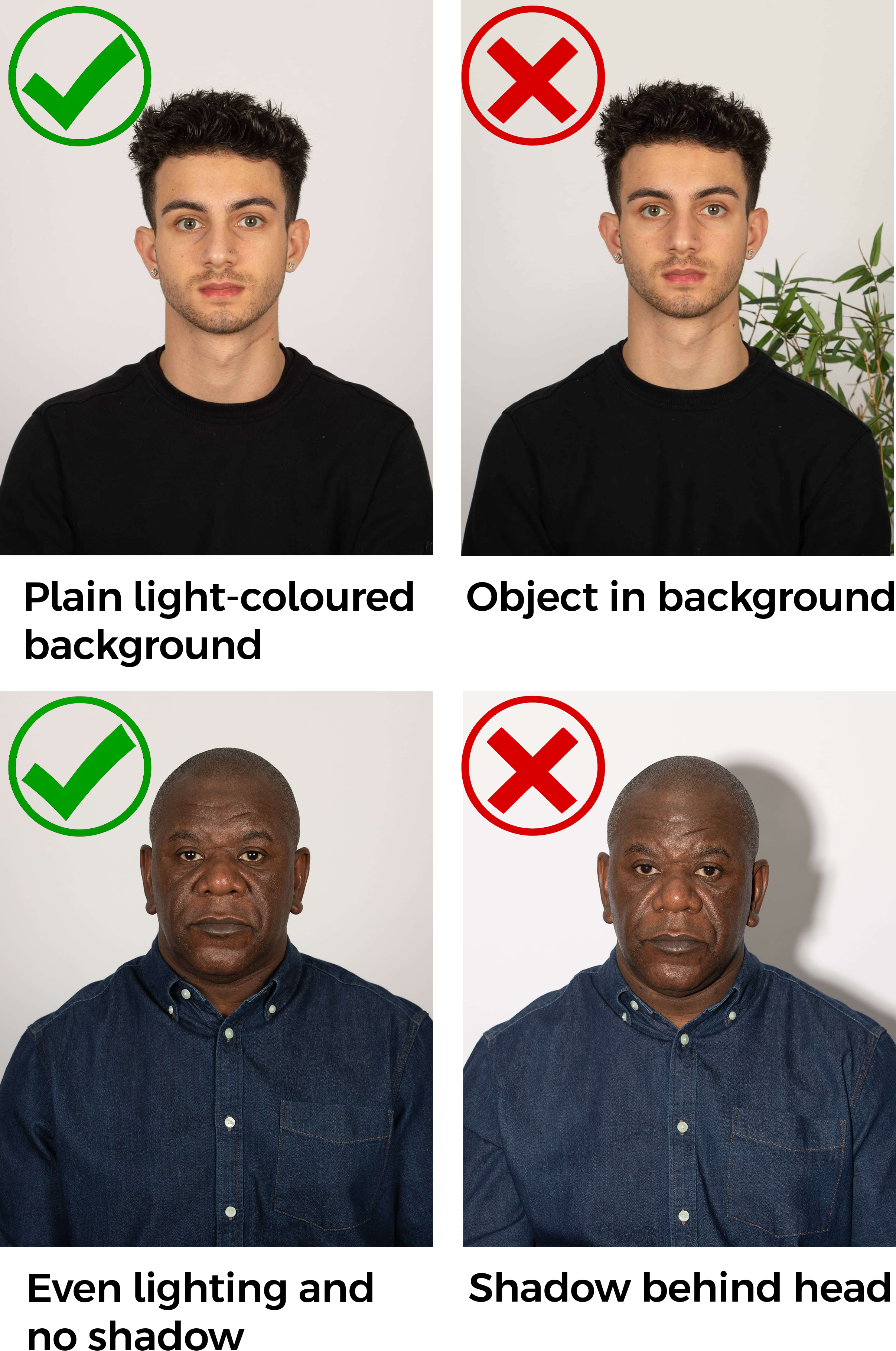Helpful personal photo examples